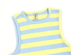 Kids ONLY yellow pear/clear sky stribet tank top